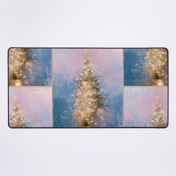 Item preview, Pastel Gilded Christmas Tree card designed and sold by MendaciousMina.