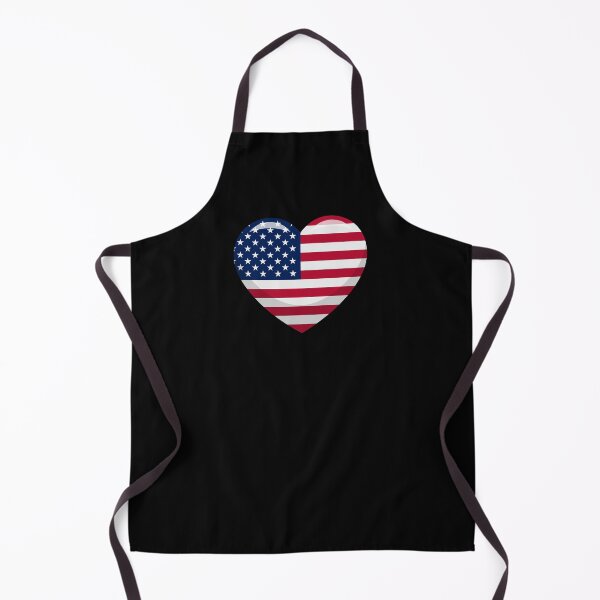 Item preview, American Flag Heart / I Love America (On Black) designed and sold by STUDIO-72.