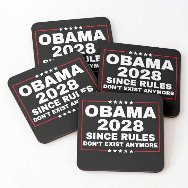 Item preview, Obama 2028 Since Rules Don't Exist Anymore - Funny Political designed and sold by PixVib.