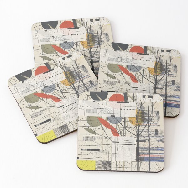 Item preview, Fall Signal - Contemporary Glitch Collage - Abstract Autumn Landscape designed and sold by Bulografik.