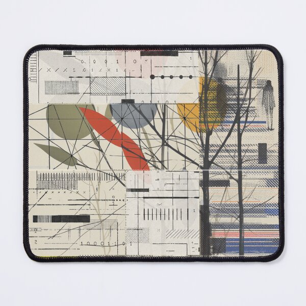 Item preview, Fall Signal - Contemporary Glitch Collage - Abstract Autumn Landscape designed and sold by Bulografik.