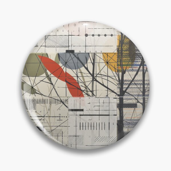 Item preview, Fall Signal - Contemporary Glitch Collage - Abstract Autumn Landscape designed and sold by Bulografik.