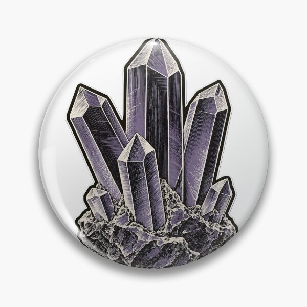 Item preview, Quartz Cluster Die Cut Terminated Crystal Points and Matrix | Geology Mineral Specimen Art designed and sold by StickyGuys.