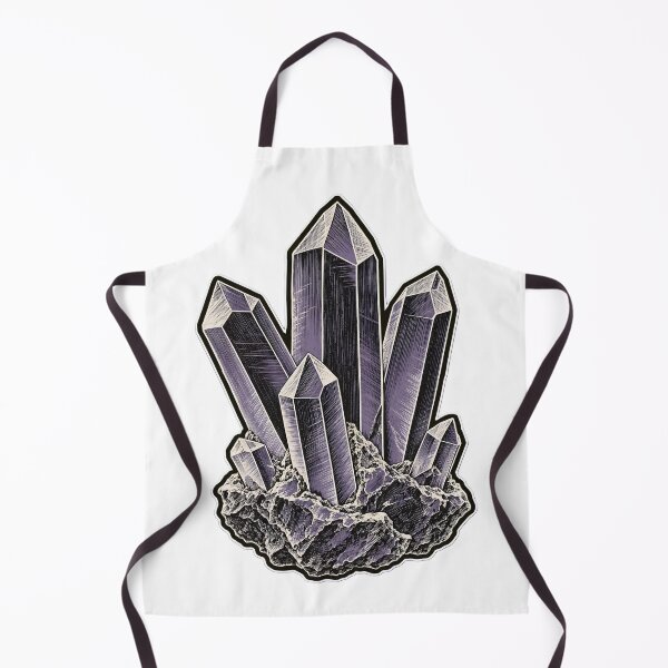 Item preview, Quartz Cluster Die Cut Terminated Crystal Points and Matrix | Geology Mineral Specimen Art designed and sold by StickyGuys.