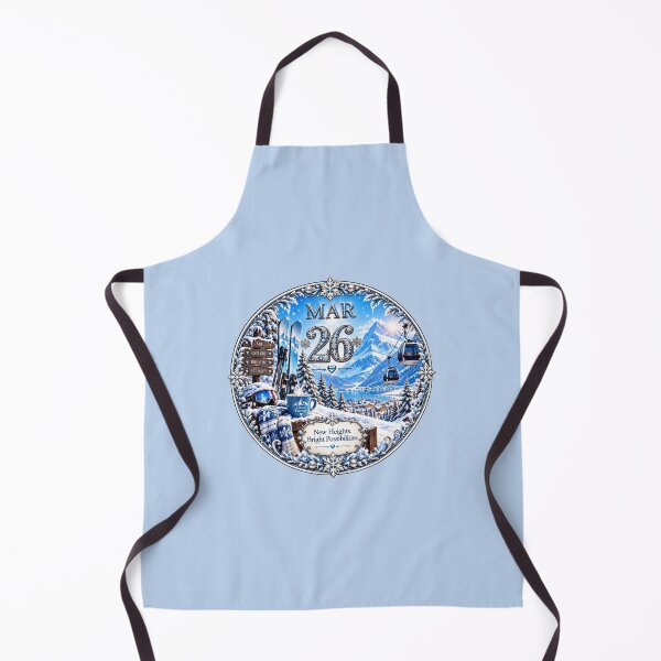 Item preview, March 26 Alpine Ski Birthday Design designed and sold by LunaMoments.