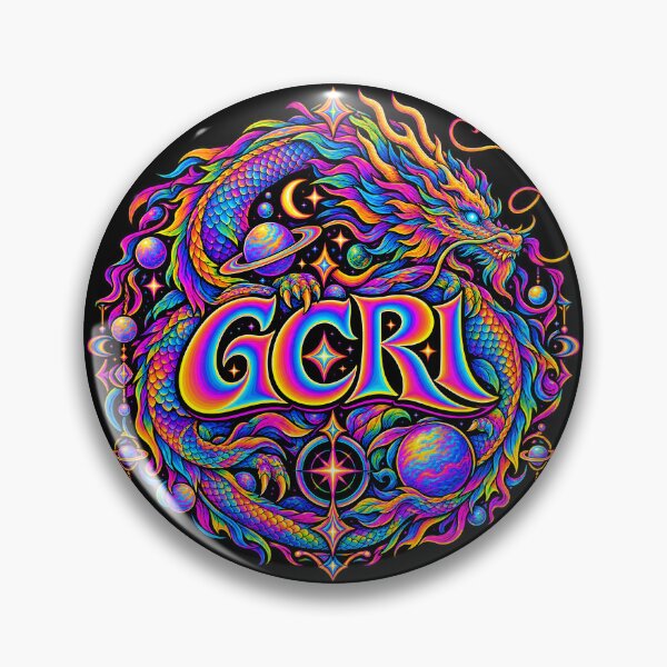 Artikelvorschau, GCR1 Psychedelic Cosmic Dragon – Neon Galaxy Dragon Art entworfen und verkauft von GCR1.