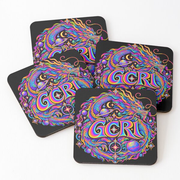 Item preview, GCR1 Psychedelic Cosmic Dragon – Neon Galaxy Dragon Art  designed and sold by GCR1.