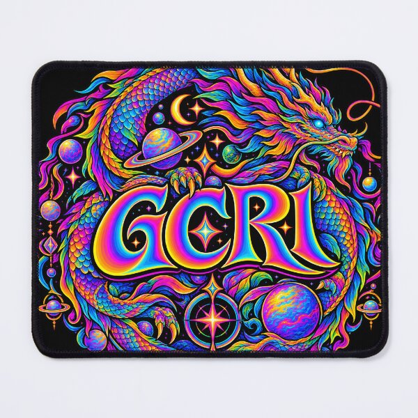 Item preview, GCR1 Psychedelic Cosmic Dragon – Neon Galaxy Dragon Art designed and sold by GCR1.
