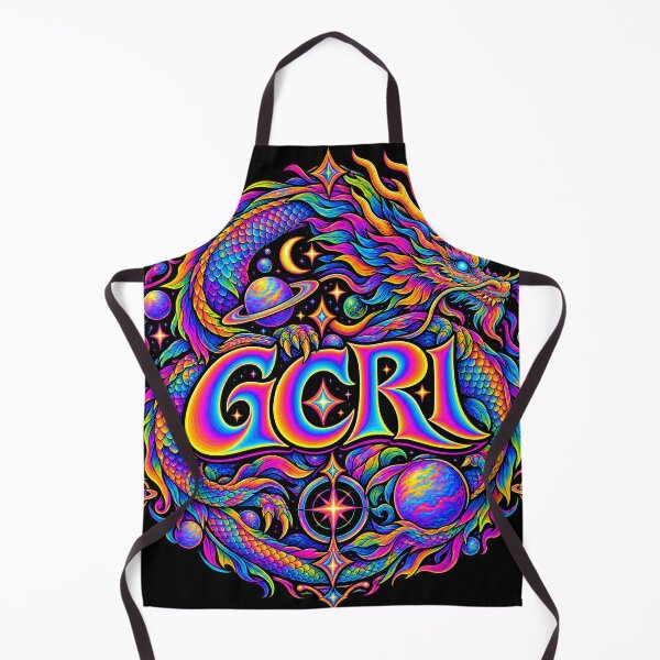Item preview, GCR1 Psychedelic Cosmic Dragon – Neon Galaxy Dragon Art designed and sold by GCR1.