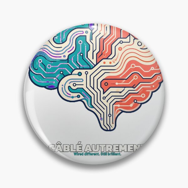 Item preview, Wired brain, otherwise known as positive neurodivergence designed and sold by ObjCrea123.