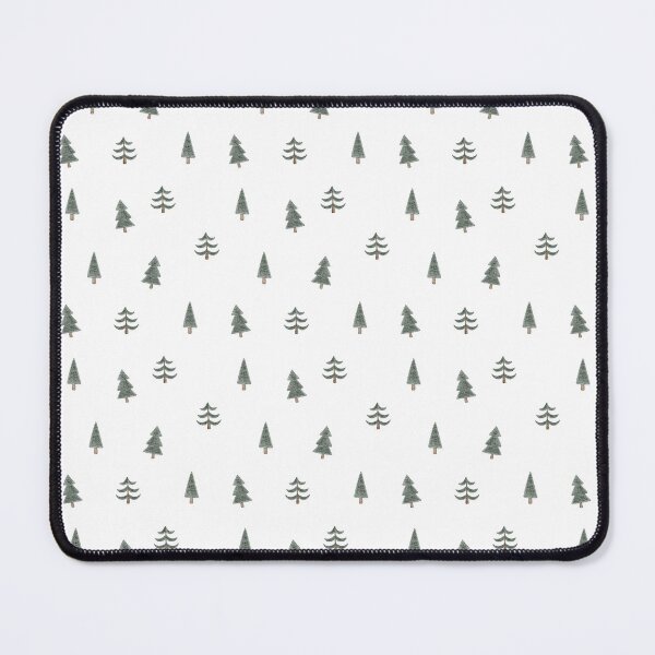 Item preview, Minimalist Watercolor Christmas Trees White Pattern designed and sold by svitlaarty.