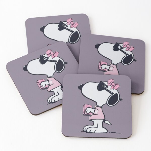 Item preview, Cool Cartoon Dog with Sunglasses and Pink Bow Illustration. designed and sold by GunnuDesigns.