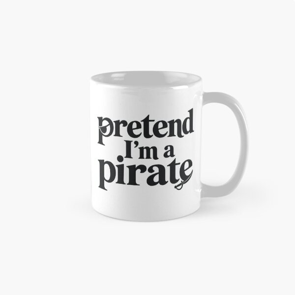 Item preview, Pretend I’m a Pirate – Minimalist Pirate Typography Design designed and sold by BearLoveDesign.