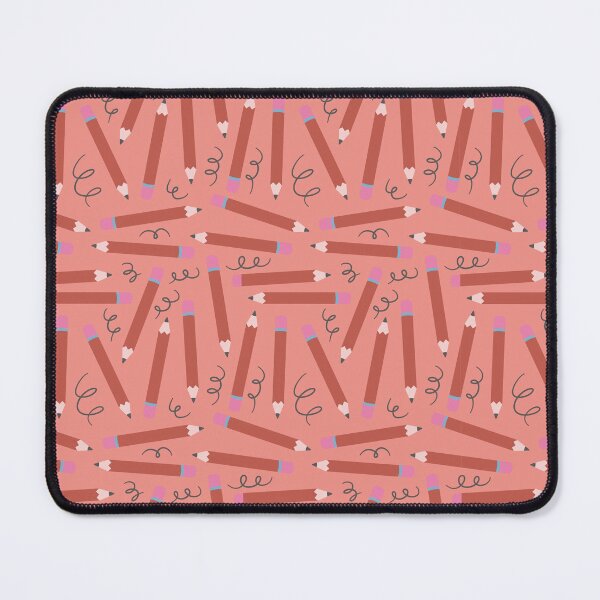 Item preview, Back to School Doodles – Playful Pencil & Scribble Pattern | Red designed and sold by Frohyou.