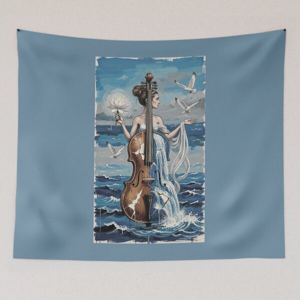 Item preview, Water nymph and violin. designed and sold by MagelliShop.