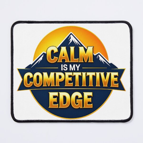 Item preview, Calm Is My Competitive Edge. Calm Confidence & Powerful Mindset Quote designed and sold by Aarvya Fashion Club ( A.F.C ).