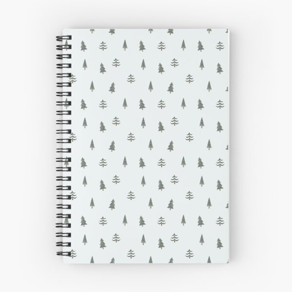 Item preview, Minimalist Watercolor Christmas Trees Ice Blue Pattern designed and sold by svitlaarty.