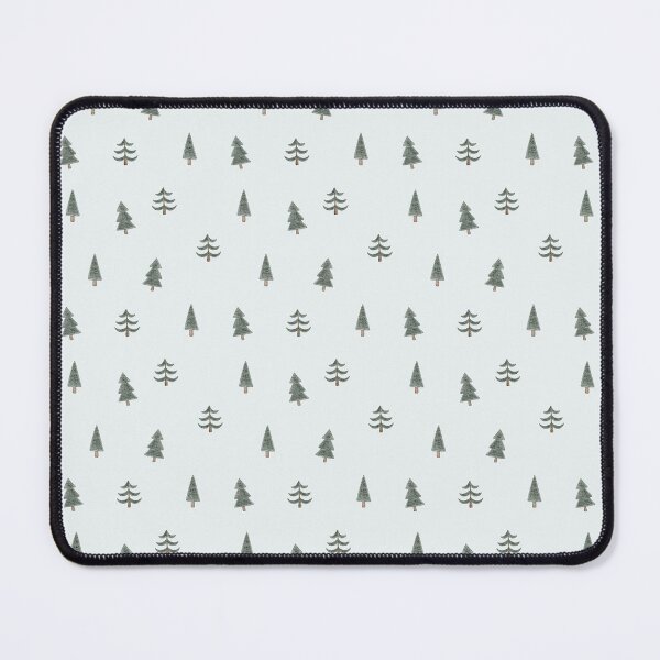 Item preview, Minimalist Watercolor Christmas Trees Ice Blue Pattern designed and sold by svitlaarty.
