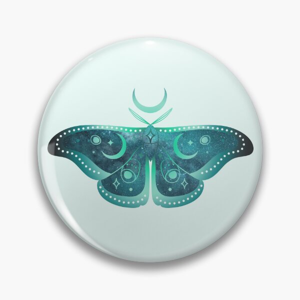Item preview, The Lunar Moth (Teal) designed and sold by xWiseGirl.