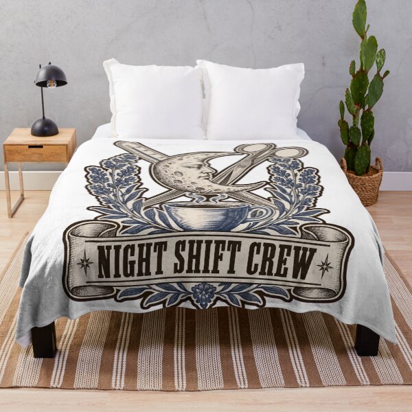 Item preview, Night Shift Crew Crescent Moon Apothecary Crest | Nurse Humor Night Shift Design designed and sold by StickyGuys.