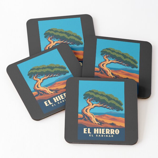 Item preview, El Hierro El Sabinar Retro Travel Poster designed and sold by MavtM.