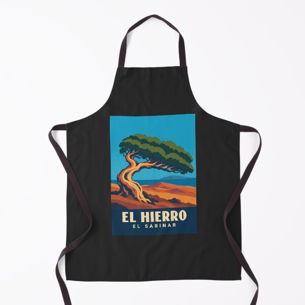 Item preview, El Hierro El Sabinar Retro Travel Poster designed and sold by MavtM.