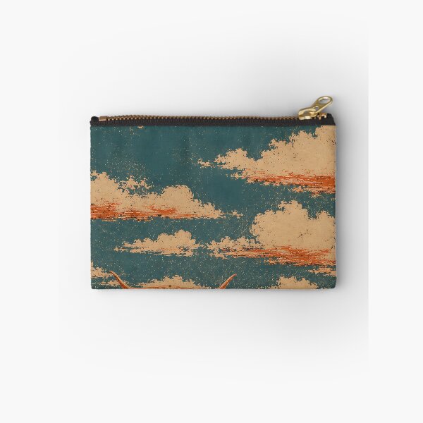 Item preview, Vintage Longhorn Desert Landscape Western Art designed and sold by artswag.