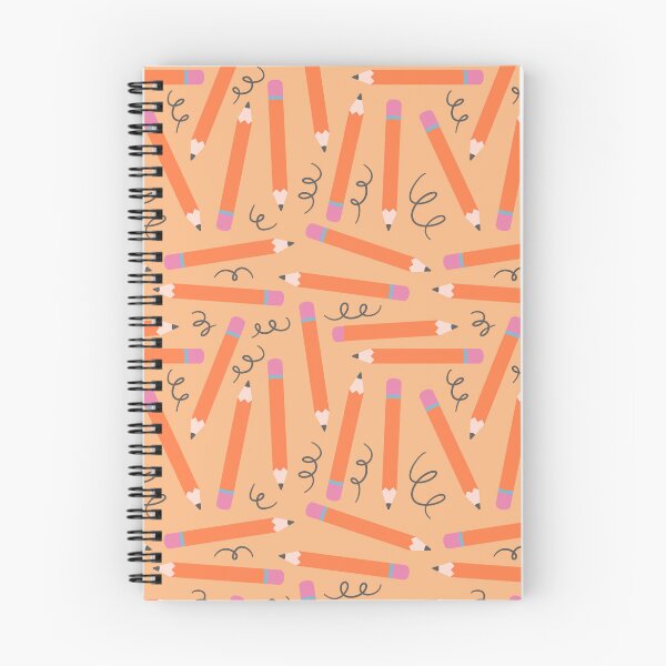 Item preview, Back to School Doodles – Playful Pencil & Scribble Pattern | Orange designed and sold by Frohyou.