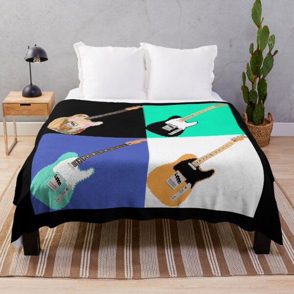 Item preview, Pixel Art Telecaster Guitars - 8-Bit Retro designed and sold by OpenTabsDesigns.