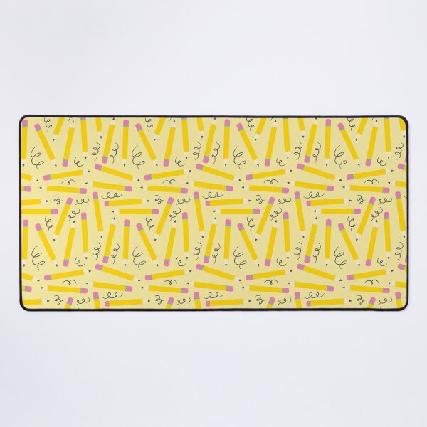Item preview, Back to School Doodles – Playful Pencil & Scribble Pattern | Yellow designed and sold by Frohyou.