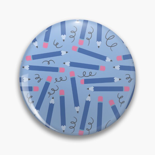 Item preview, Back to School Doodles – Playful Pencil & Scribble Pattern | Blue designed and sold by Frohyou.