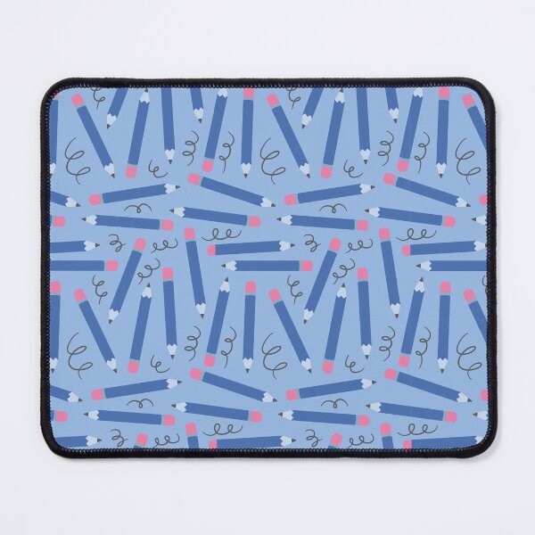 Item preview, Back to School Doodles – Playful Pencil & Scribble Pattern | Blue designed and sold by Frohyou.