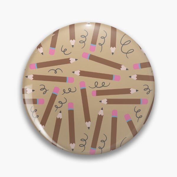 Item preview, Back to School Doodles – Playful Pencil & Scribble Pattern | Brown designed and sold by Frohyou.