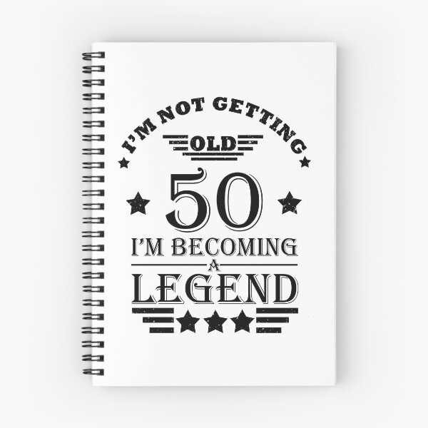 Item preview, I'm Not Getting Old I'm Becoming A Legend - Vintage 50 years old - 50th Birthday Party Gift designed and sold by Alexaltay.