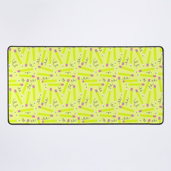 Item preview, Back to School Doodles – Playful Pencil & Scribble Pattern | Chartreuse designed and sold by Frohyou.