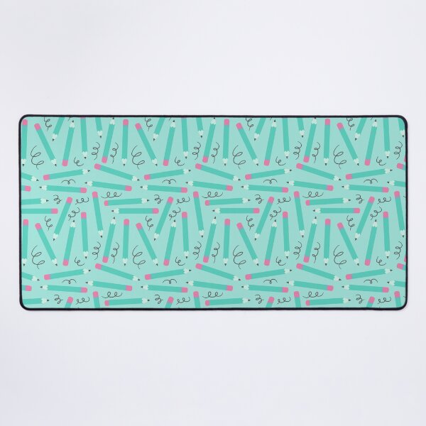 Item preview, Back to School Doodles – Playful Pencil & Scribble Pattern | Teal designed and sold by Frohyou.