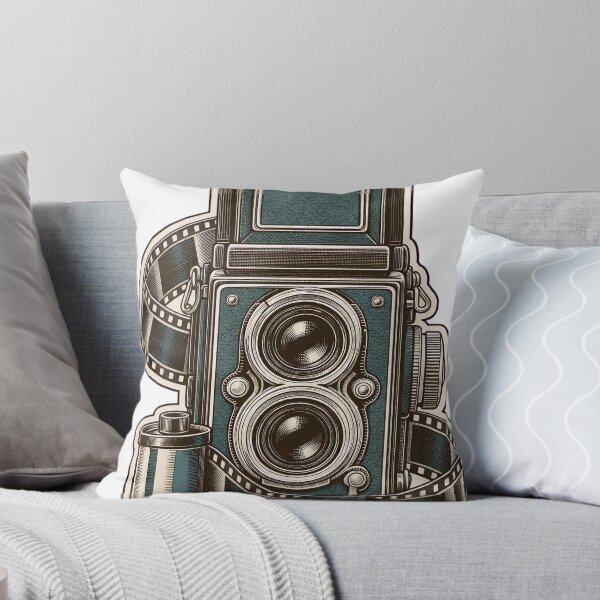 Item preview, Twin Lens Camera Die Cut Reflex Body and Film Strip | Film Photography Analogue Art designed and sold by StickyGuys.