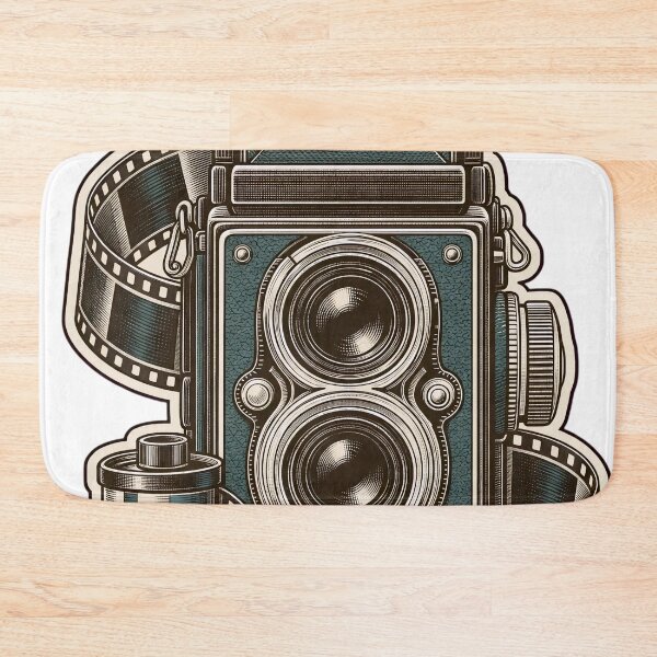 Item preview, Twin Lens Camera Die Cut Reflex Body and Film Strip | Film Photography Analogue Art designed and sold by StickyGuys.