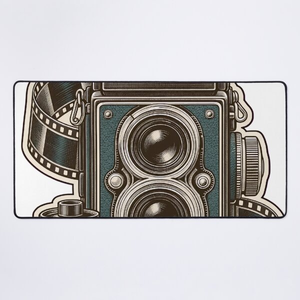 Item preview, Twin Lens Camera Die Cut Reflex Body and Film Strip | Film Photography Analogue Art designed and sold by StickyGuys.