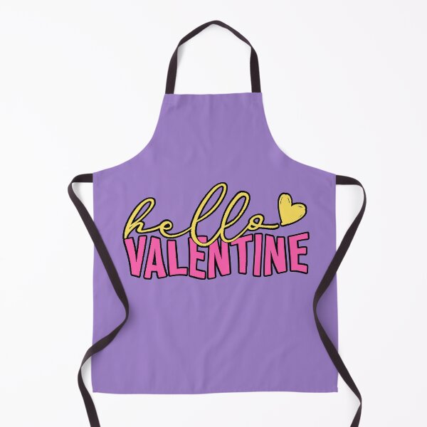 Item preview, Hello Valentine's Day Cute T-Shirt Pink and Yellow Typography designed and sold by AstronautMerch.