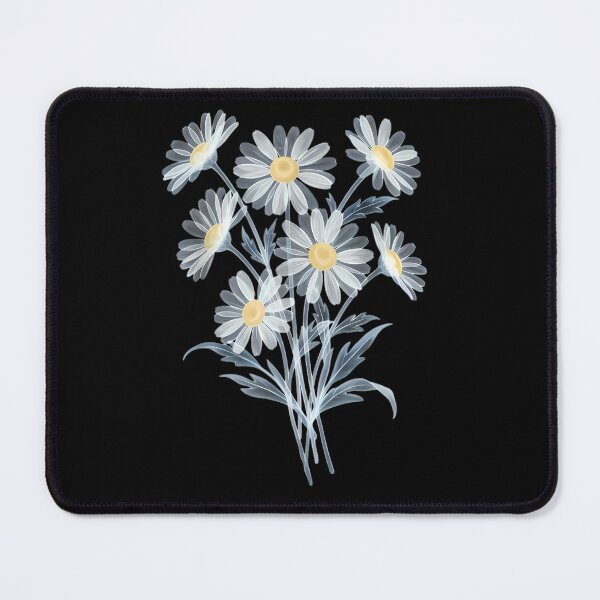 Item preview, White Daisy Bouquet With Yellow Centers designed and sold by Linework Studio.