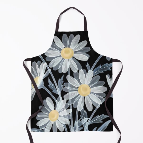 Item preview, White Daisy Bouquet With Yellow Centers designed and sold by Linework Studio.
