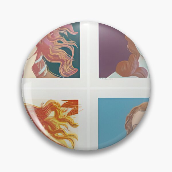 Item preview, Details Of Renaissance Paintings (Sandro Botticelli, Birth Of Venus, F. & S. II.316 - 319) (complete set) - Print by Andy Warhol designed and sold by stevengrossman.