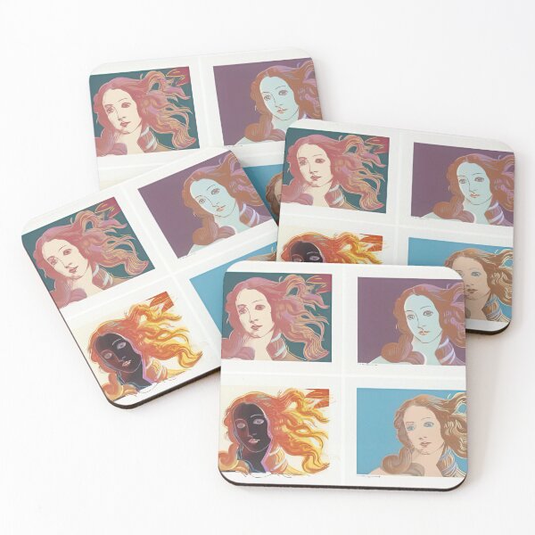 Item preview, Details Of Renaissance Paintings (Sandro Botticelli, Birth Of Venus, F. & S. II.316 - 319) (complete set) - Print by Andy Warhol designed and sold by stevengrossman.