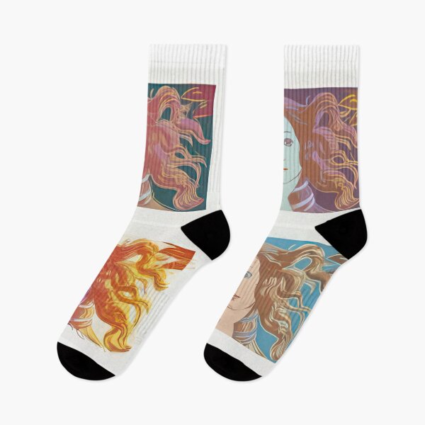 Item preview, Details Of Renaissance Paintings (Sandro Botticelli, Birth Of Venus, F. & S. II.316 - 319) (complete set) - Print by Andy Warhol designed and sold by stevengrossman.