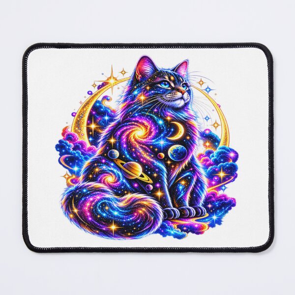 Item preview, Stardust Familiar Celestial Cat designed and sold by New Wave Artworks & Odds &Ends.