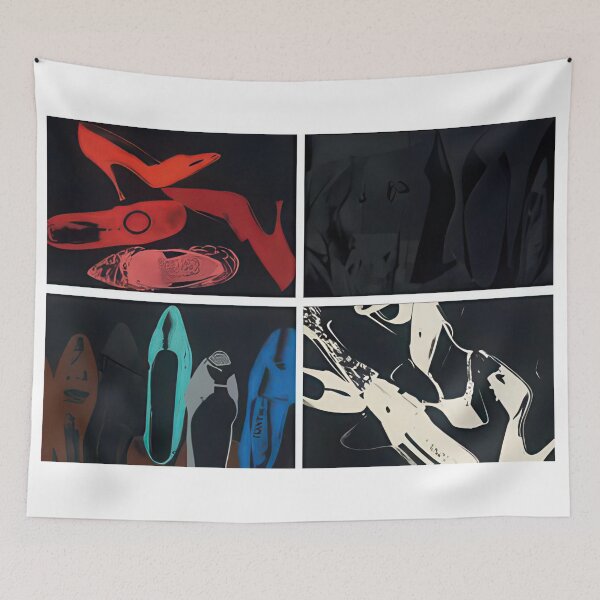 Item preview, Diamond Dust Shoes (F. & S. II.253-257) (complete set) - Print by Andy Warhol designed and sold by stevengrossman.