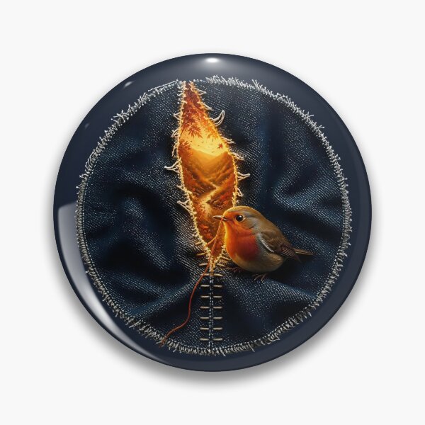 Item preview, Robin Stitching Denim Valley Sashiko Visible Mending designed and sold by Fun2Fentastic.
