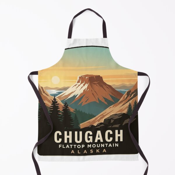 Item preview, Chugach State Park Flattop Mountain Alaska Travel Badge Sticker designed and sold by DetourDgn.