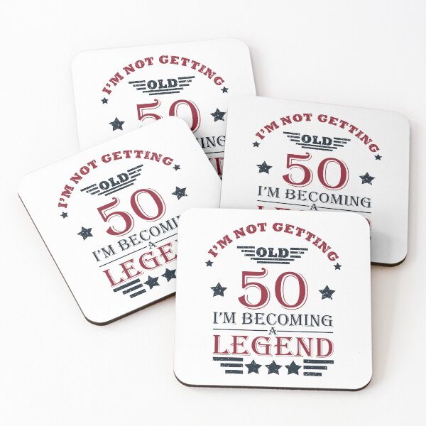 Item preview, I'm Not Getting Old I'm Becoming A Legend - Vintage 50 years old - 50th Birthday Party Gift designed and sold by Alexaltay.